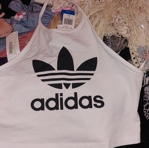 SOLD Women's Adidas Crop Top size XL NWT